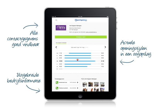 openingstijden-mobiele-website, mobiele website openingstijden, openingstijden mobiel