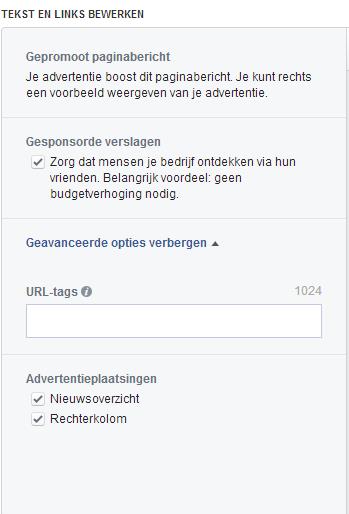 gesponsord verslag facebook