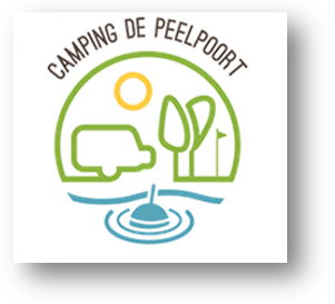 Het logo van Camping de Peelpoort.