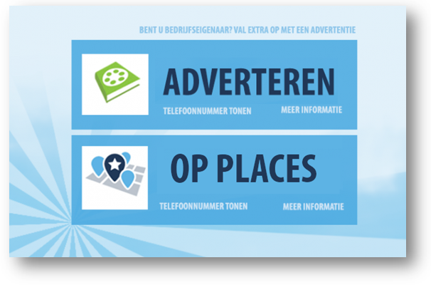 Adverteert u op Places? Dan ziet dat er ongeveer zo uit!