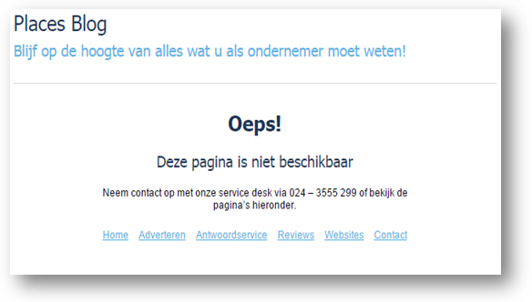 Een aangepaste 404-foutmelding