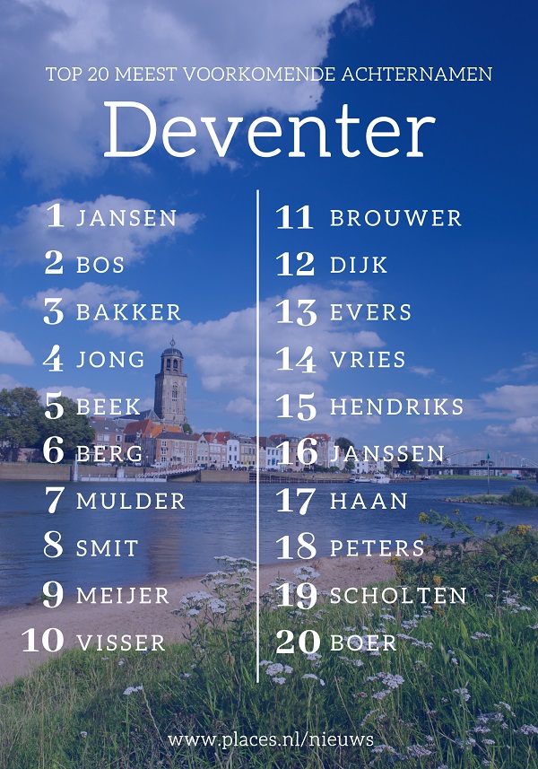 achternamen deventer